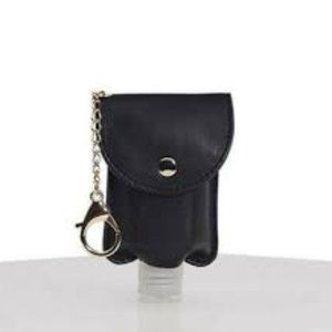 Jules Kae, Hand Sanitizer Keychain, Black-BRAND NEW